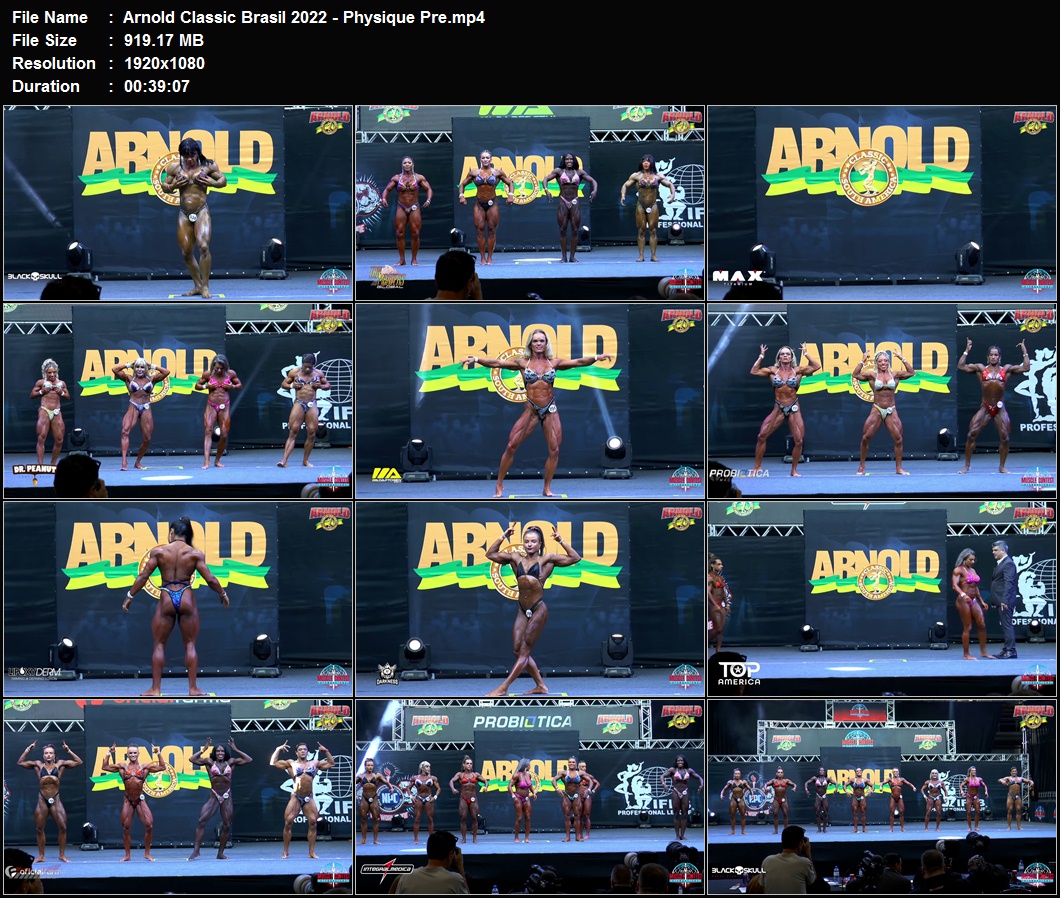 Arnold Classic Brasil 2022 Physique Pre
