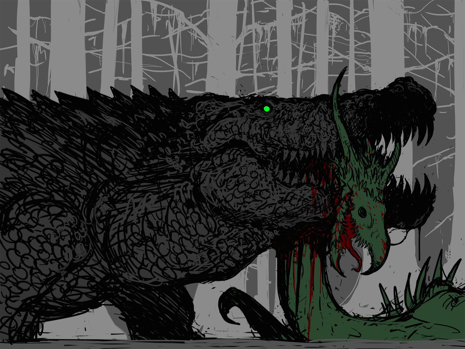 Лиззи монстр ремпейдж. Годзилла рисунок. Годзилла крокодила. Годзилла крокодил. Крокодил чудовище.