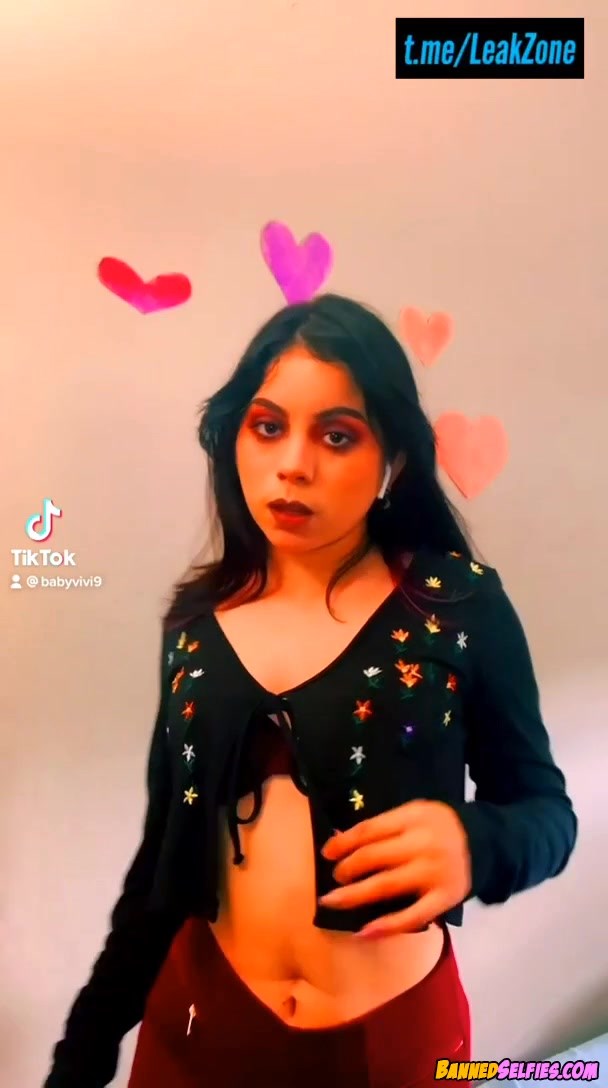 Rosa Highschool Teen First Time Nude Selfie On Tiktok Bannedselfies