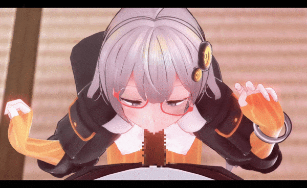 メガネっ娘な紲星あかりと音ハメセックスタイム