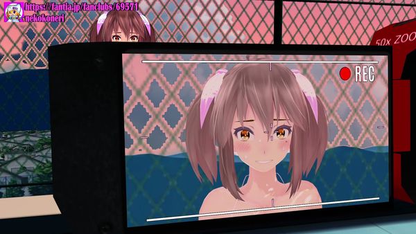 学校交尾 校舎屋上①
