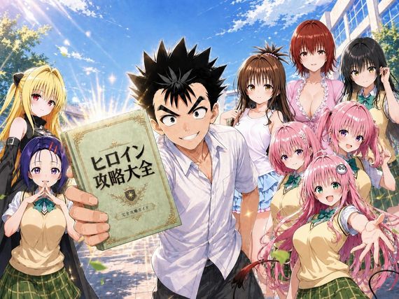 [Artbook] [みたらしパンナコッタ] 攻略本を手に入れた猿山が主人公になりました (To LOVEる -とらぶる-)