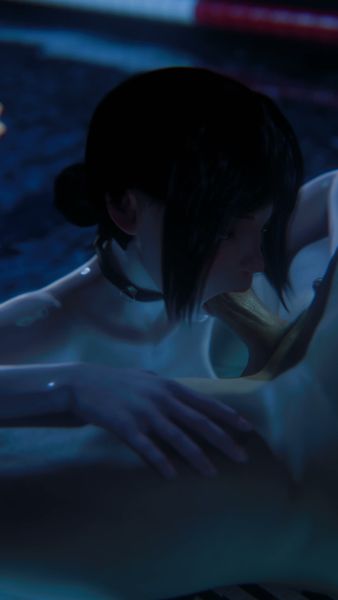 Reze in the pool