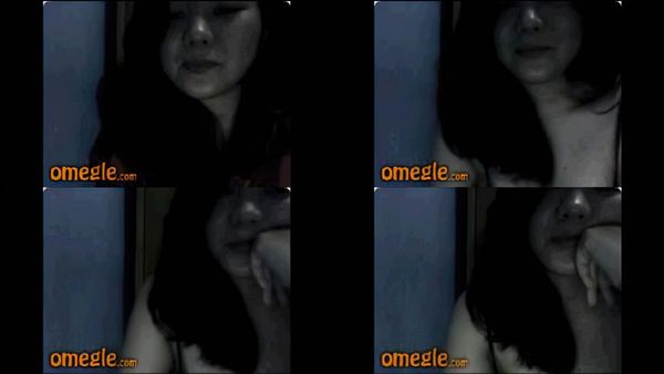 Asian Omegle Girl Shows Off Her Tits