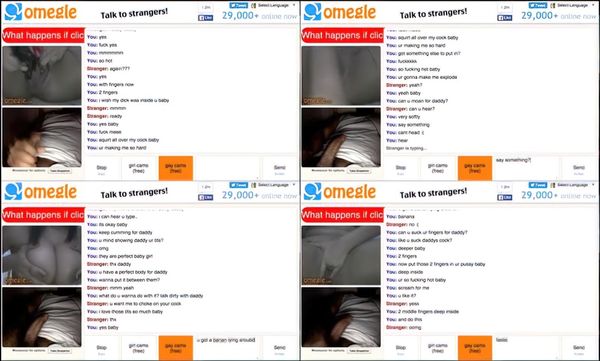Horny Slut With Big Boobs And Tight Pussy Squirts Thrice And Gags On Omegle