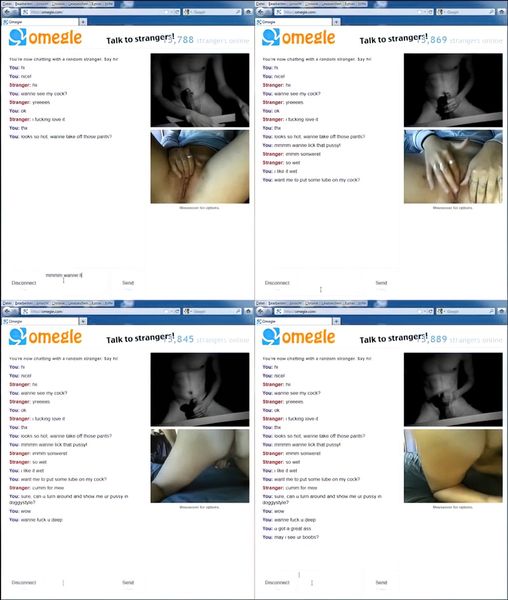 Teen With Nicely Shaven Pussy On Omegle