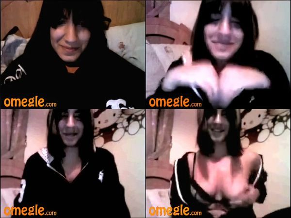 Cute Brunette Shows Body On Omegle