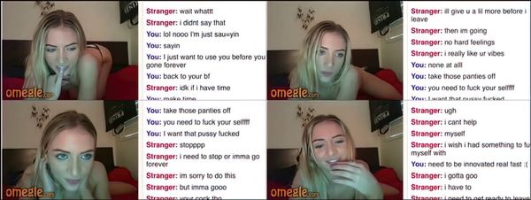 Omegle Hot Teen Gets Nude